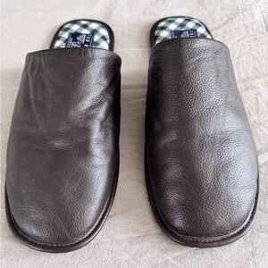 Men’s Ted Baker leather mule slippers